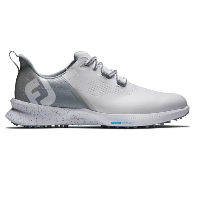 FootJoy Fuel Spikeless Golf Shoes White/Grey - MENS OPEN BOX SIZE 8 WIDE