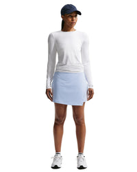 Nike Golf Club Women's Dri-FIT Golf Skirt - Hydrogen Blue / White