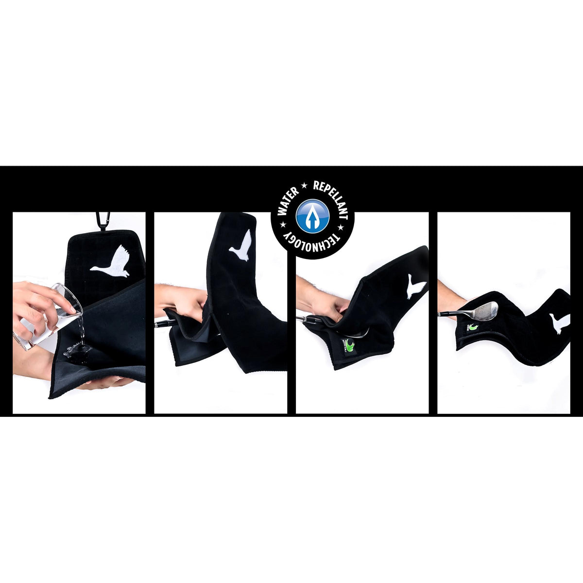 Goose Golf Goose Towel + Putting-Mate Golf Towel