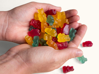 Custom Logo Custom-Sleeve Gummy Candy Cube – 8oz, Full Color Wrap – image 5