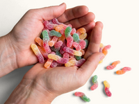 Custom Logo Custom-Lid Gummy Candy Box – 12oz, 4×6 – image 3