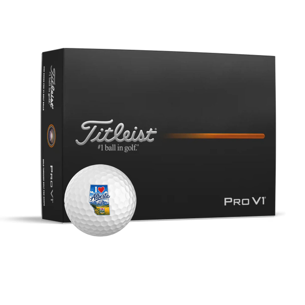I Love Alberta Golf Balls