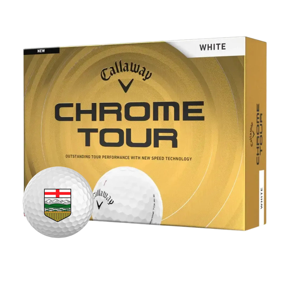 I Love Alberta Golf Balls