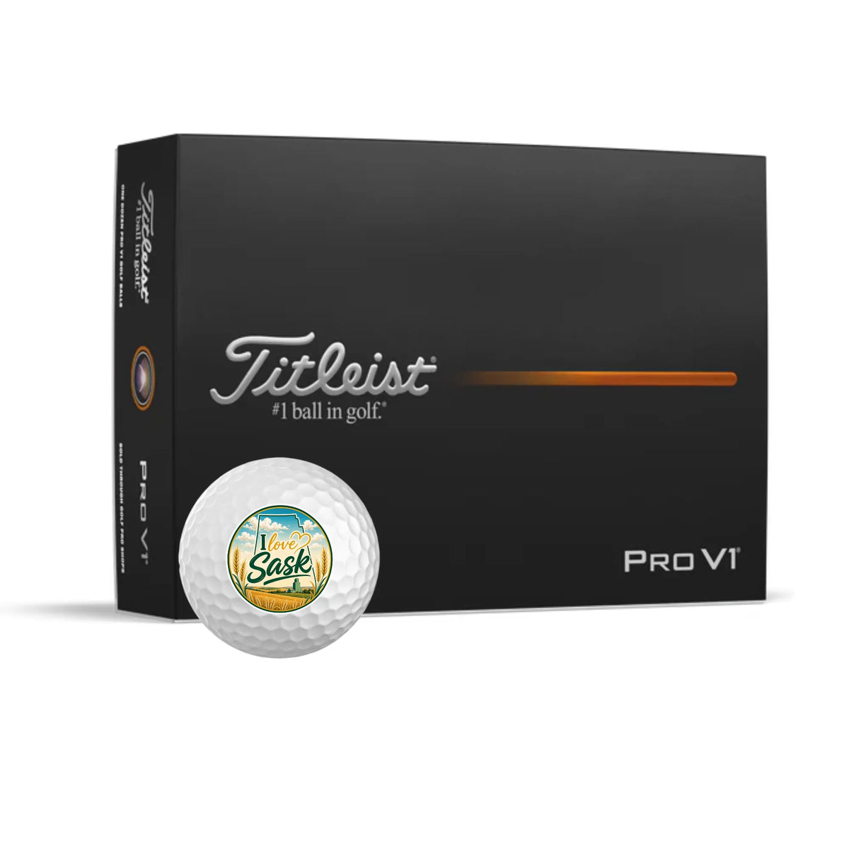 I Love Saskatchewan Golf Balls