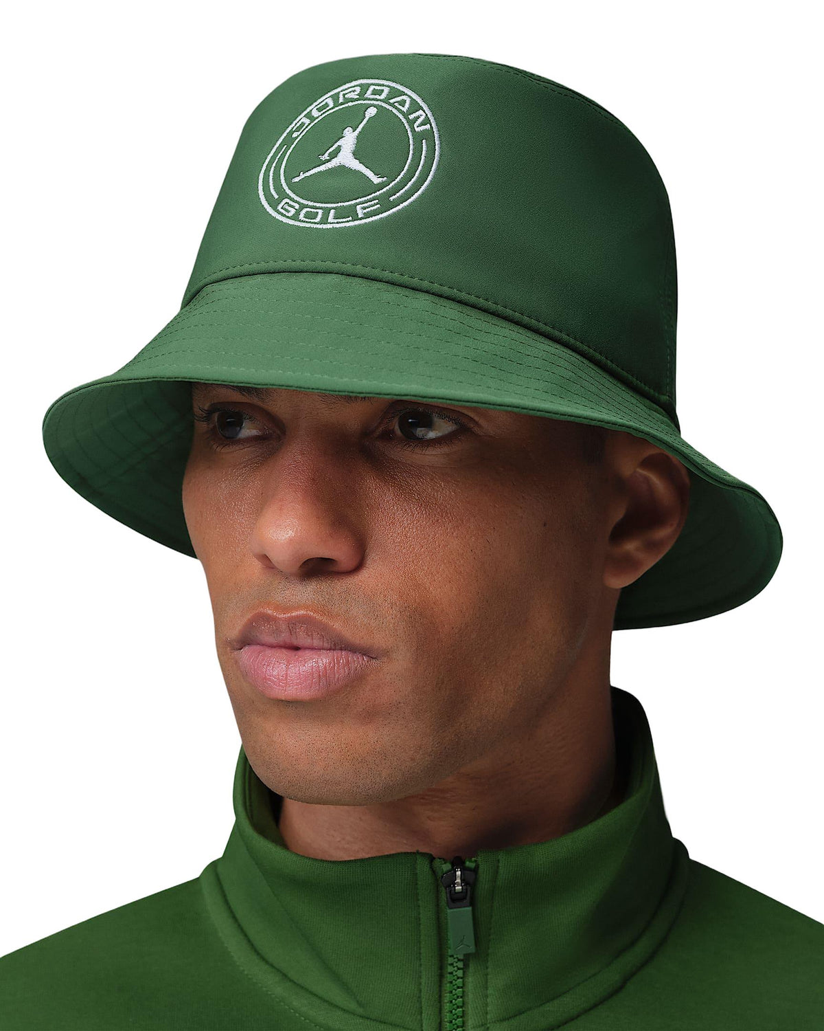 Nike Jordan Apex Dri-FIT Golf Bucket - Forest Green / Sail
