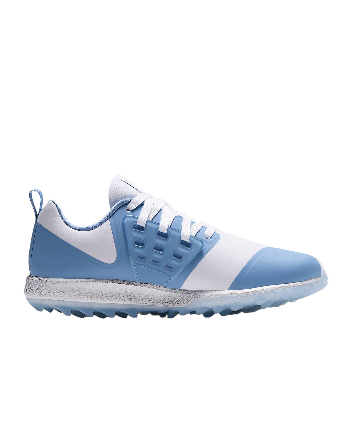Nike Jordan Grind Golf Shoes - White / Chambray / Metallic Silver