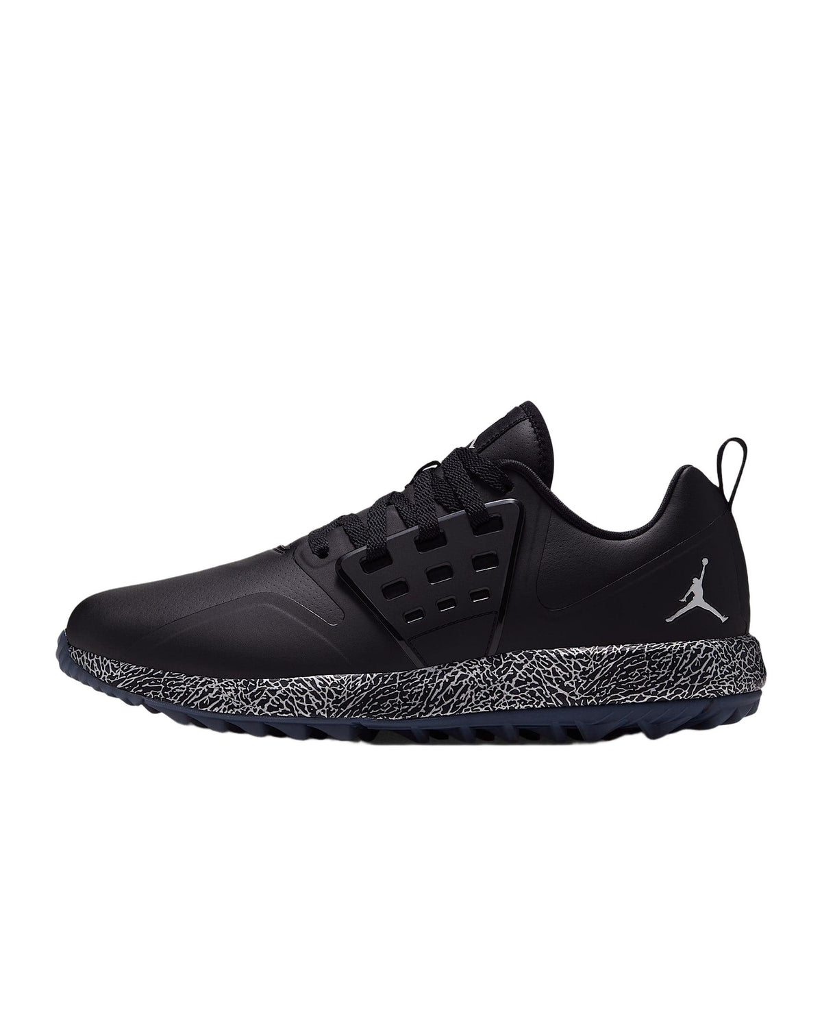 Nike Jordan Grind Golf Shoes - Black / Metallic Silver
