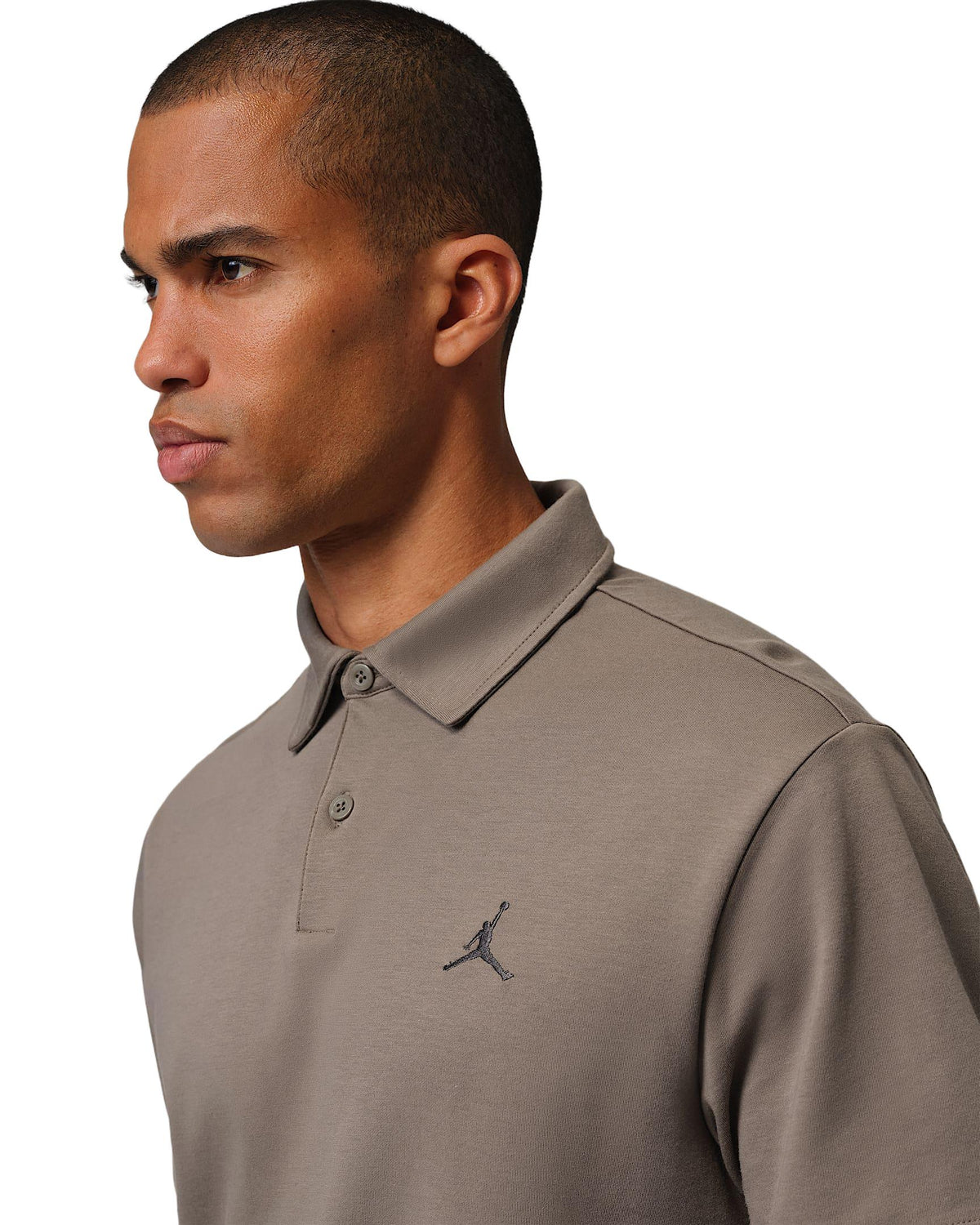 Nike Jordan Sport Men's Dri-FIT Golf Polo - Olive Grey / Anthracite
