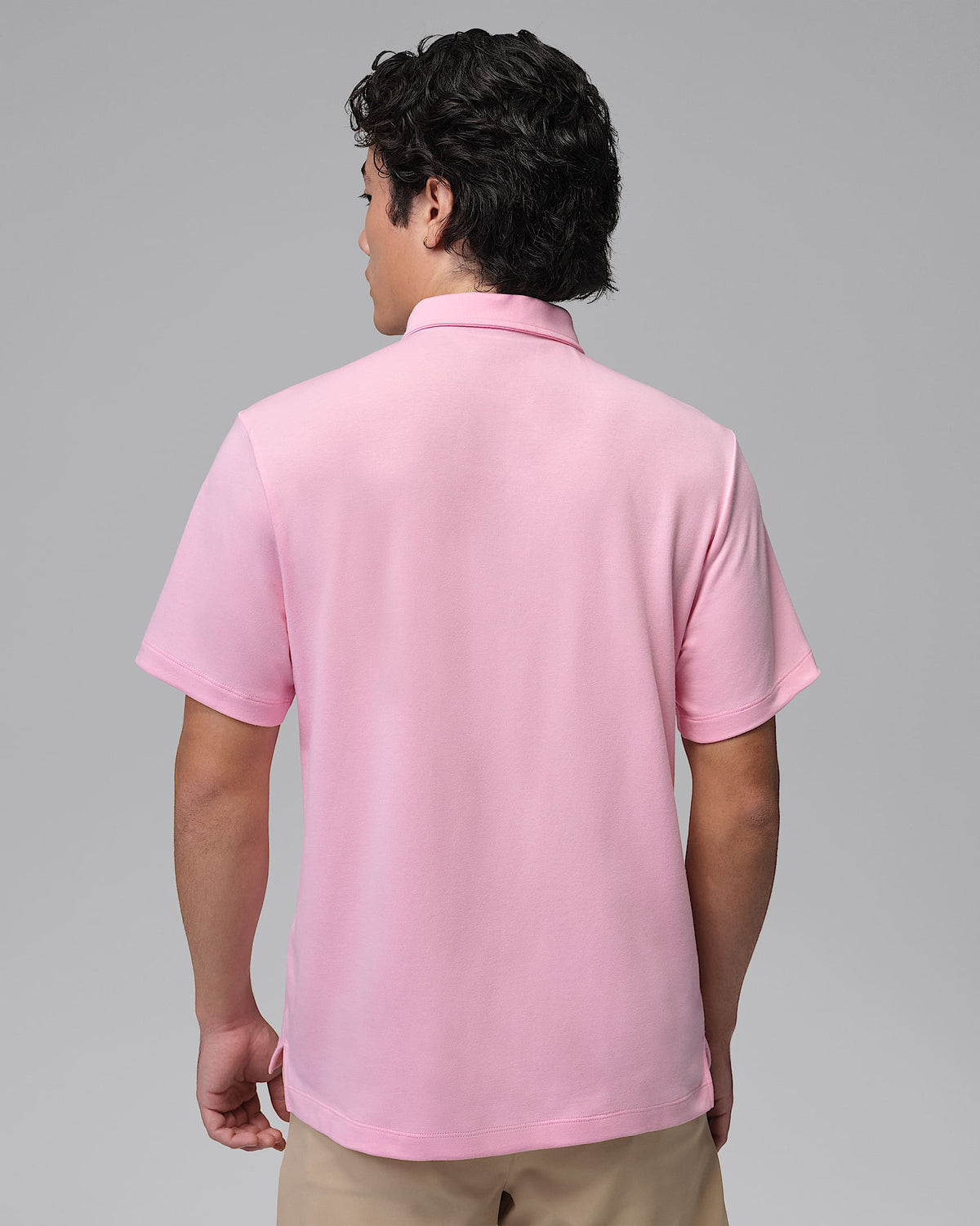 Nike Jordan Sport Men's Dri-FIT Golf Polo - Medium Soft Pink / White