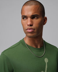 Nike Jordan Sport Men's Dri-FIT Golf T-Shirt - Forest Green / Oil Green