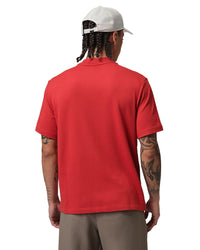 Nike Jordan Sport Men's Dri-FIT Mock-Neck Golf Top - Mystic Red / Black
