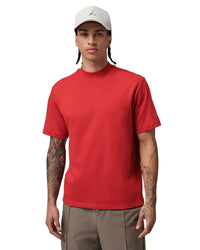 Nike Jordan Sport Men's Dri-FIT Mock-Neck Golf Top - Mystic Red / Black
