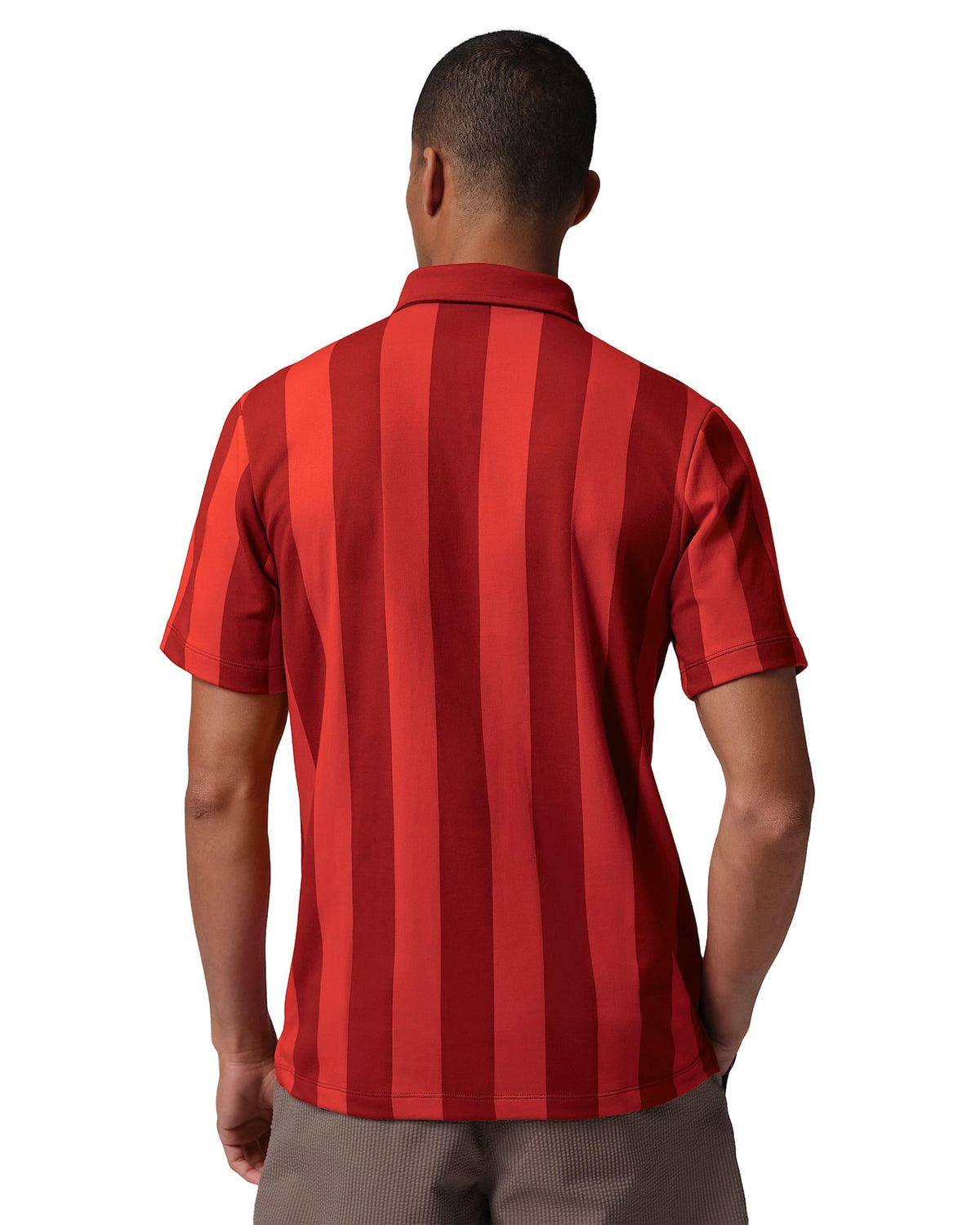 Nike Jordan Sport Men's Dri-FIT Printed Golf Polo - Team Red / Mystic Red