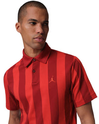 Nike Jordan Sport Men's Dri-FIT Printed Golf Polo - Team Red / Mystic Red
