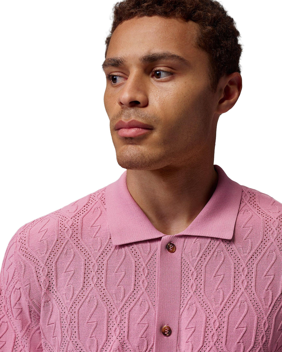Nike Jordan Sport Men's Golf Button-Down - Elemental Pink