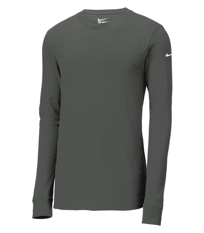 Nike Dri-FIT Cotton/Poly Long Sleeve Tee - Anthracite