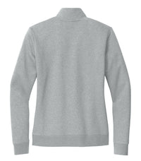 Nike Club Fleece Sleeve Swoosh 1/2 Zip - Women's - Dark Grey Heather