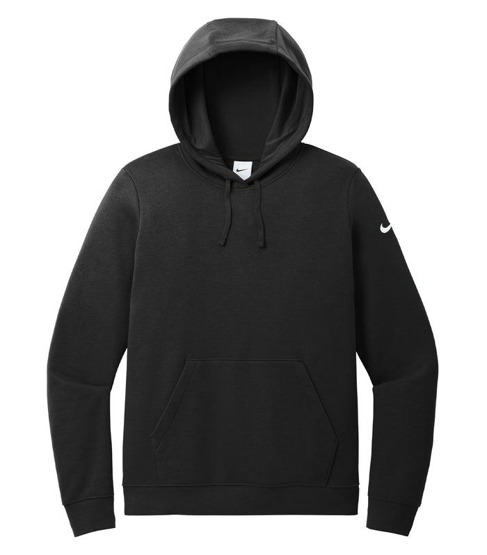 Nike Club Fleece Sleeve Swoosh Hoodie - Women's - Black