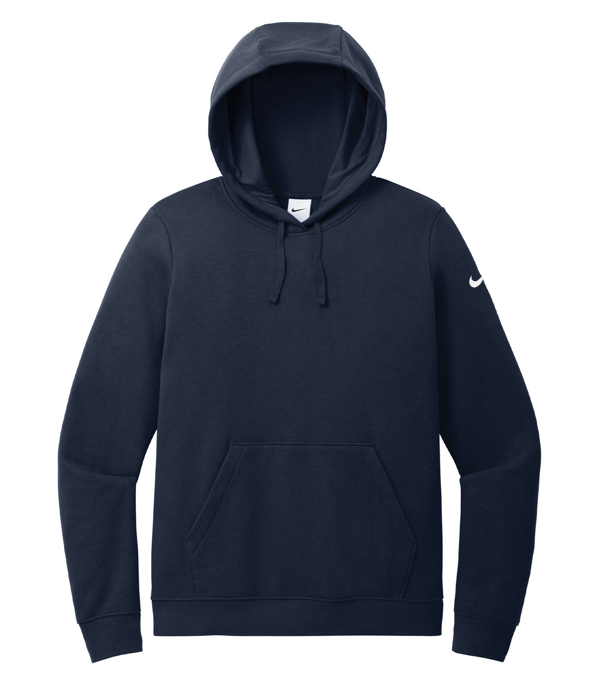Nike Club Fleece Sleeve Swoosh Hoodie - Women's - Midnight Navy