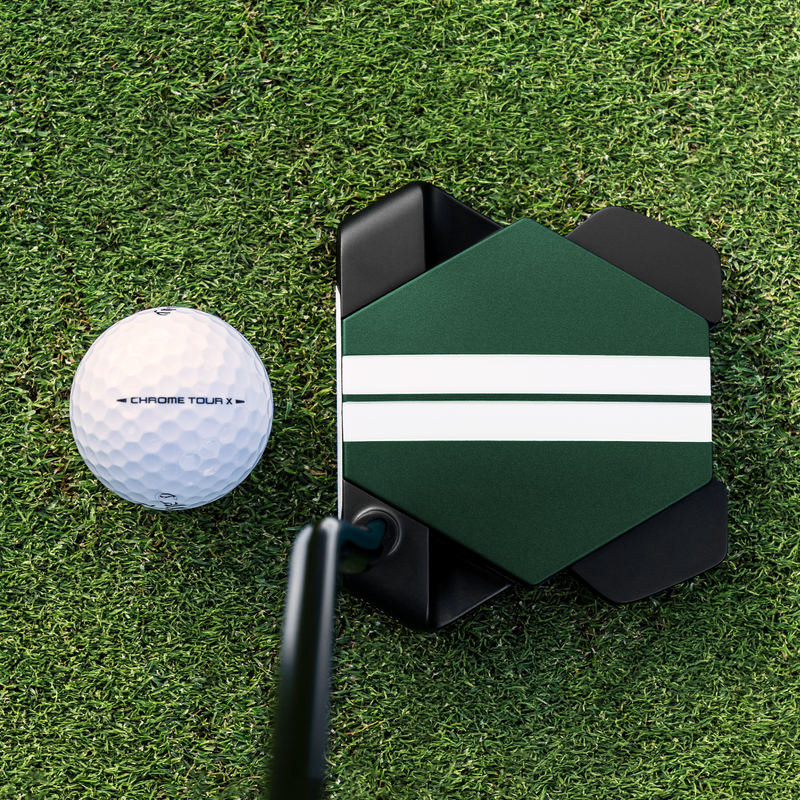 Odyssey TRTL Double Bend putter - on the green
