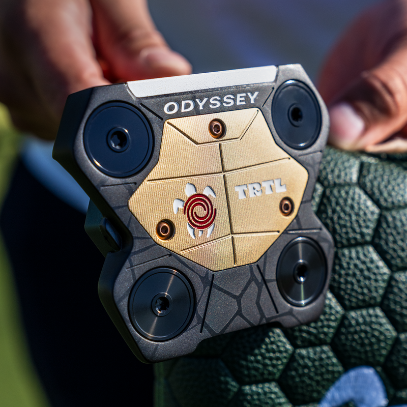 Odyssey TRTL Double Bend putter - sole and perimeter weights