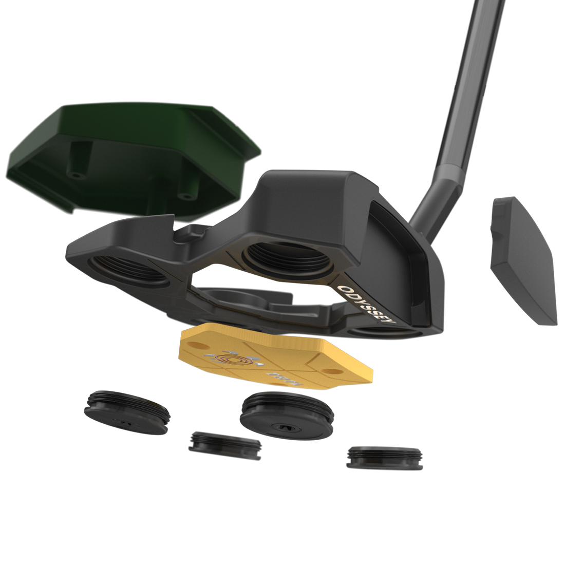 Odyssey TRTL Double Bend putter - multi-material construction