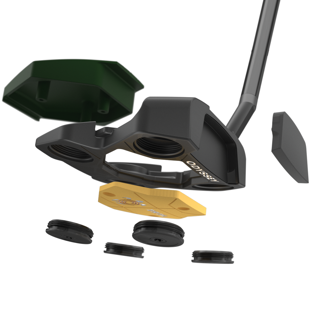 Odyssey Square 2 Square TRTL Max putter - multi-material construction