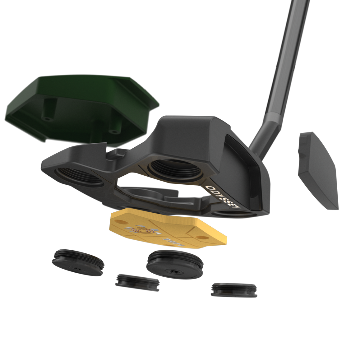 Odyssey TRTL S putter - multi-material construction