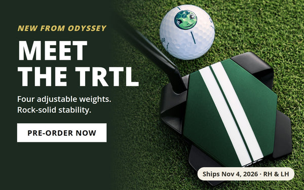 New Odyssey TRTL putters - pre-order now in Canada