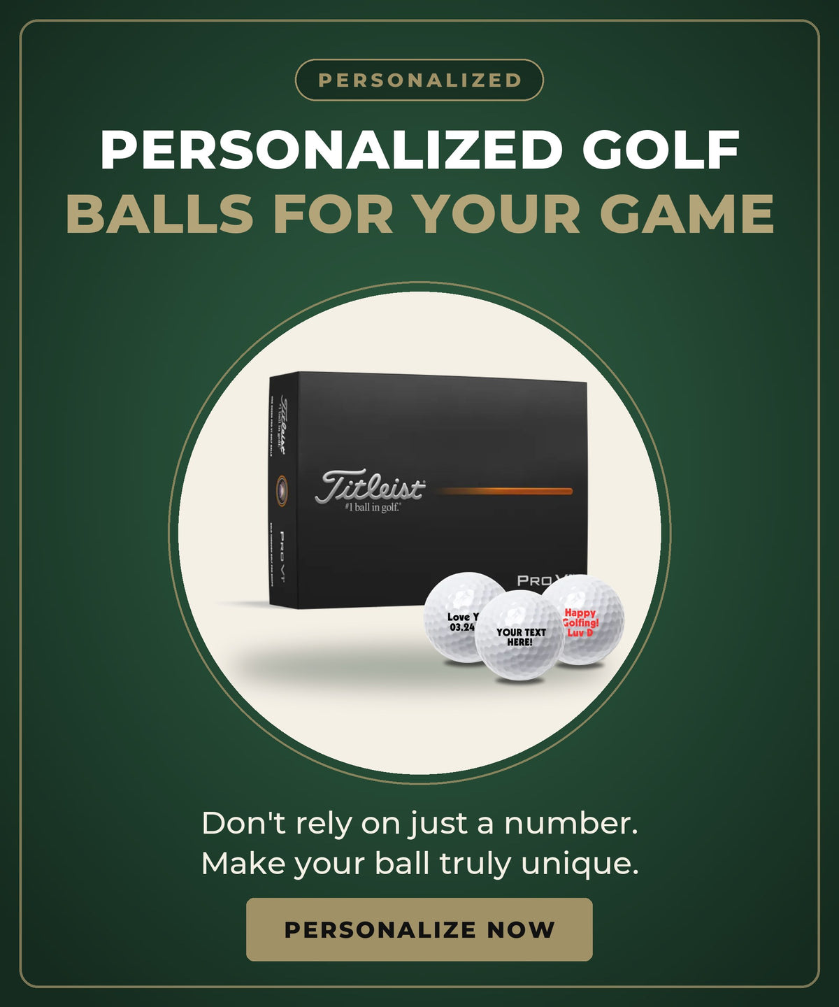 Personalized golf balls Canada