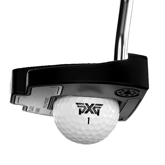 PXG Black Hawk Pick-Up Pocket lifting a golf ball