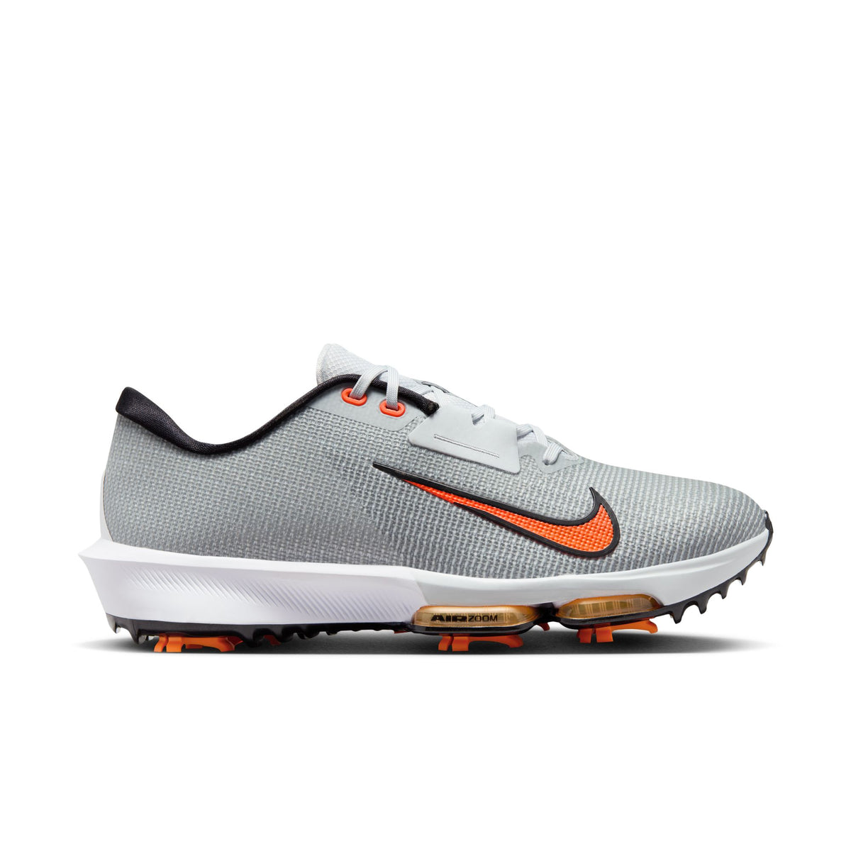 Nike Infinity Tour 2 Golf Shoes - Pure Platinum / White / Safety Orange