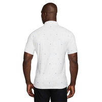Nike Par Men's Dri-FIT Short-Sleeve Golf Polo - White / Work Blue