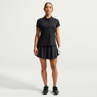 Nike Golf Club Women's Dri-FIT UV Short-Sleeve Golf Polo - Black / Sail