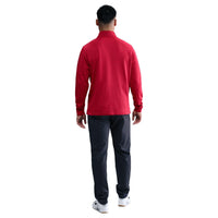 Nike Velocity Men's Therma-FIT 1/2-Zip Golf Top - Gym Red / Black