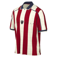 Nike Fairway Fresh Men's Dri-FIT Loose Short-Sleeve Golf Polo - University Red / Midnight Navy
