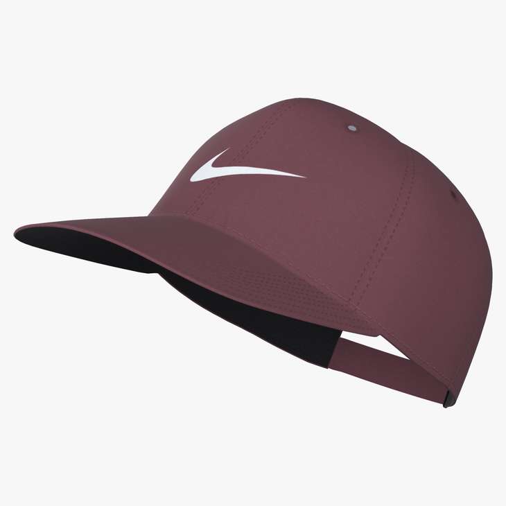 Nike Dri-Fit Structured Swoosh Club Cap (backordered to July 2026) - Pink Smoke/White