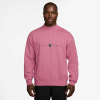 Nike Fairway Fresh Men's Therma-FIT Oversized 1/2-Zip Golf Top - Peony / black