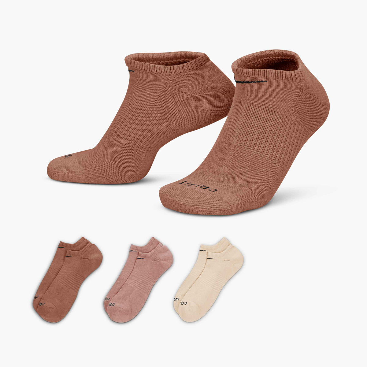 Nike Everyday Plus Cushion Training No-Show Socks (3 Pairs) - Multi-Color (968)