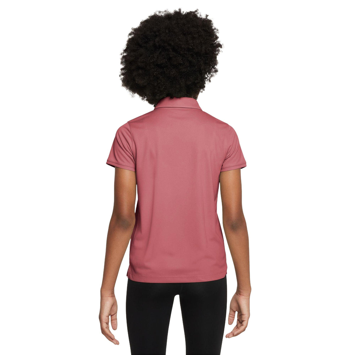 Nike Dri-FIT Victory Big Kids' (Girls') Golf Polo - Adobe / White