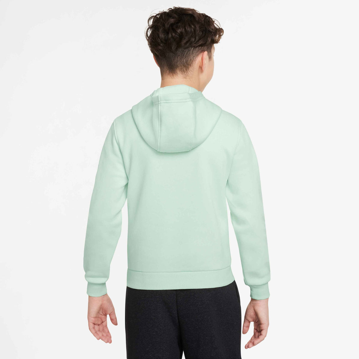 Nike Sportswear Club Fleece Big Kids' Pullover Hoodie - Barely Green / White