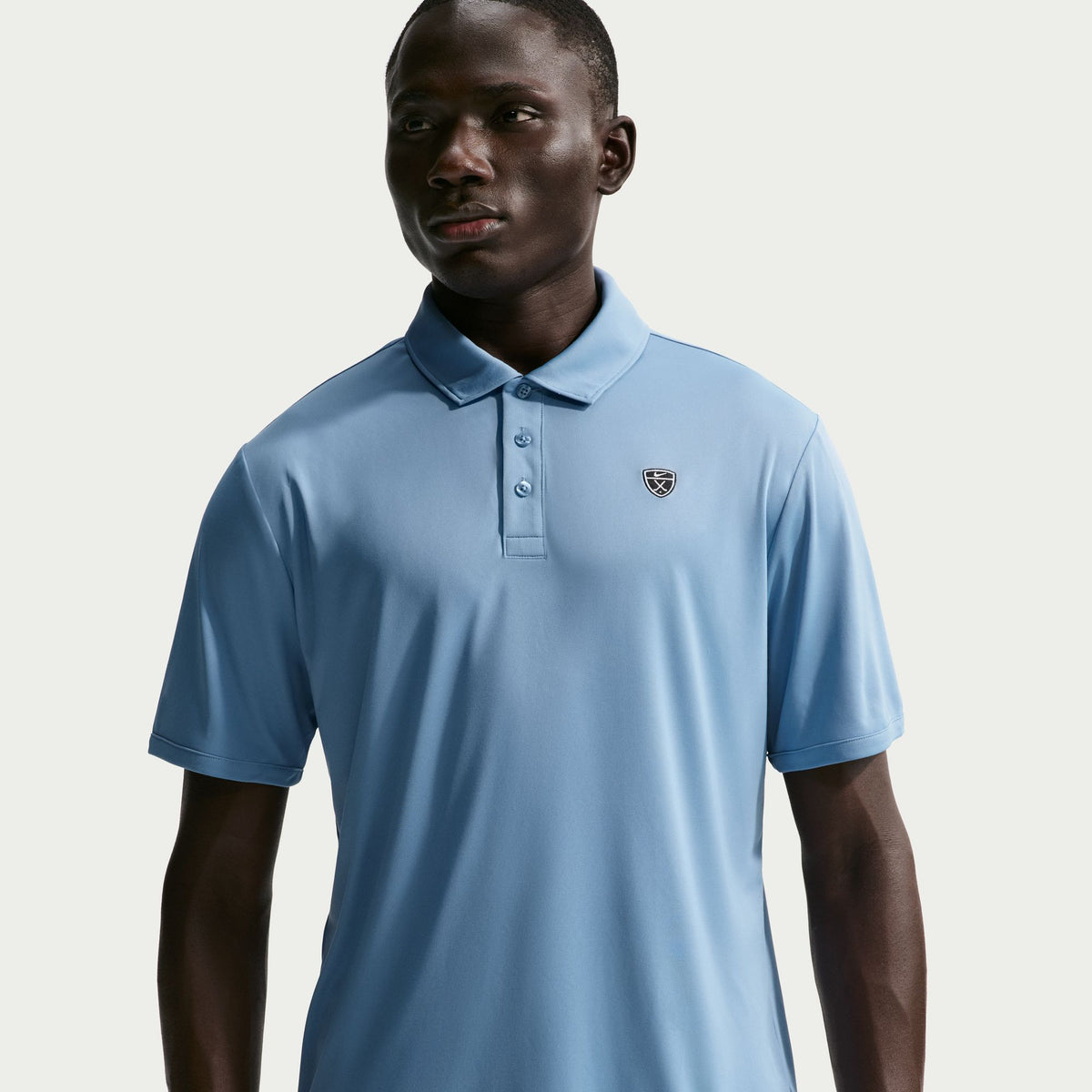 Nike Dri-FIT Men's Par Polo - Work Blue/White