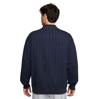 Nike Fairway Fresh Men's Therma-FIT Oversized 1/2-Zip Golf Top - College Navy / Limestone