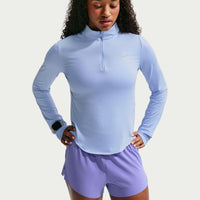 Nike Swift Women's Dri-FIT UV 1/4-Zip Running Top - Aluminum
