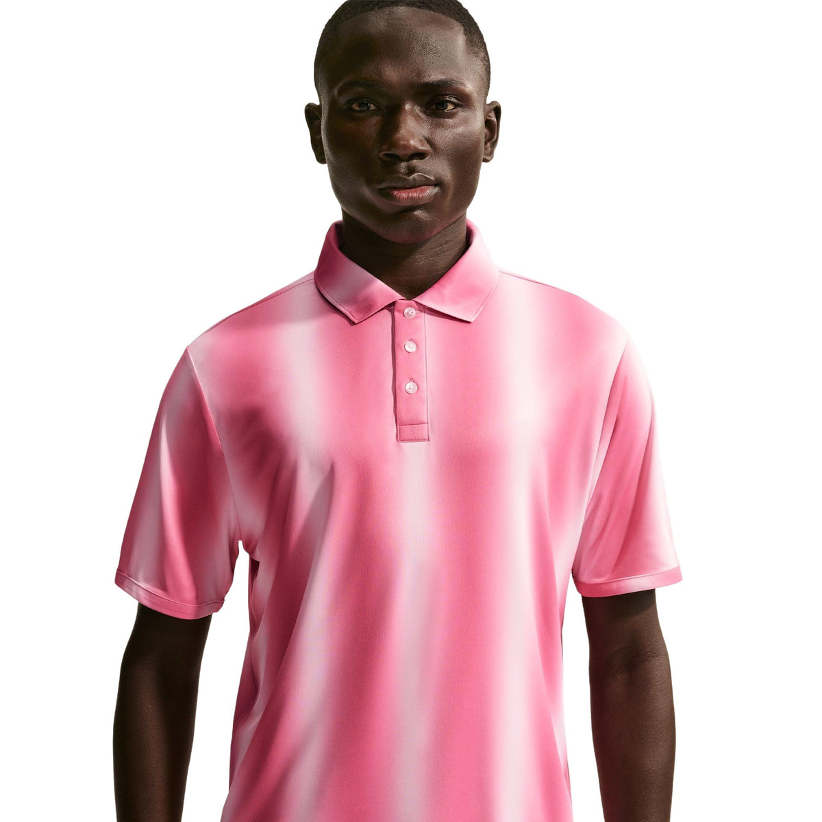 Nike Par Men's Dri-FIT Golf Polo - Ombre - Pearl Pink