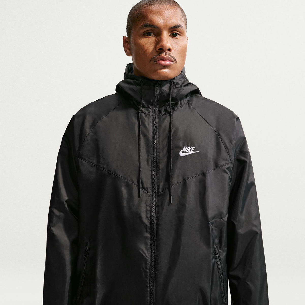 Nike Sportswear Windrunner Hooded Jacket - Black/White