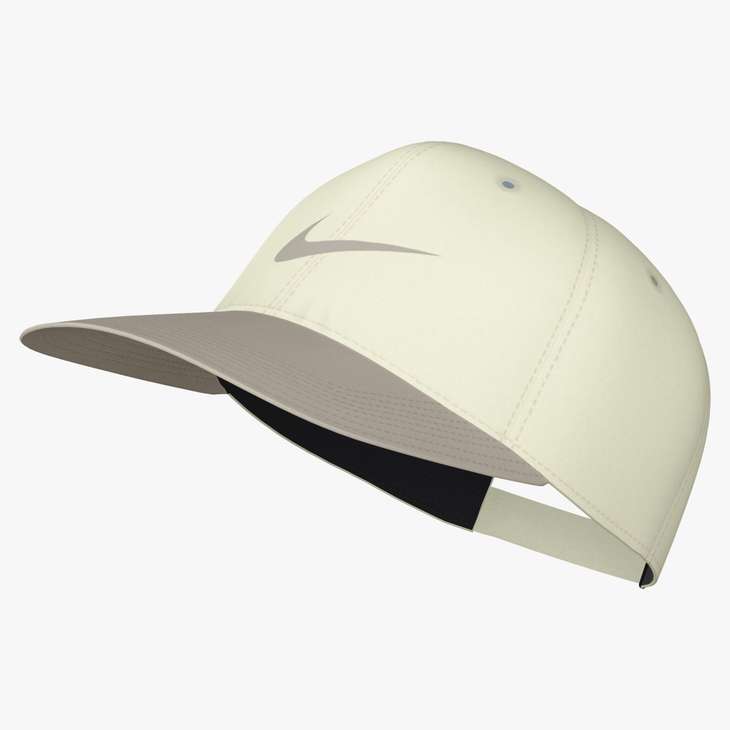 Nike Dri-Fit Structured Swoosh Club Cap (backordered to July 2026) - Sail/Light Orewood Brown