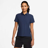 Nike Victory Women's Dri-FIT Short-Sleeve Golf Polo - Midnight Navy / White