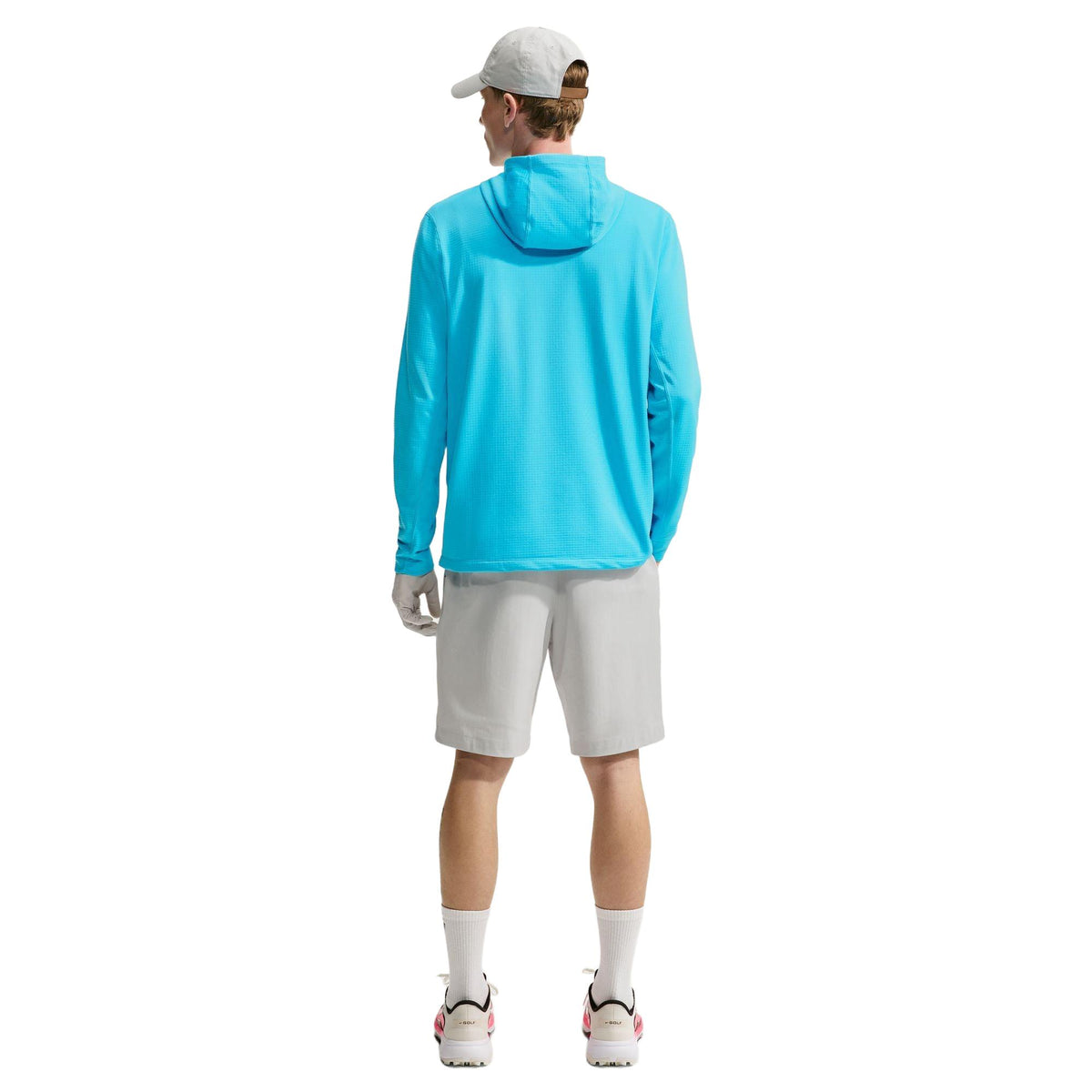 Nike Velocity Men's Therma-FIT Golf Hoodie - Baltic Blue / White