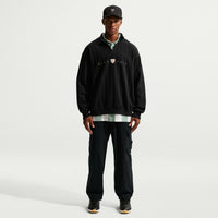 Nike Fairway Fresh Men's Therma-FIT Oversized 1/2-Zip Golf Top - Black / Limestone